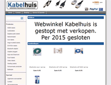Tablet Screenshot of kabelhuis.com